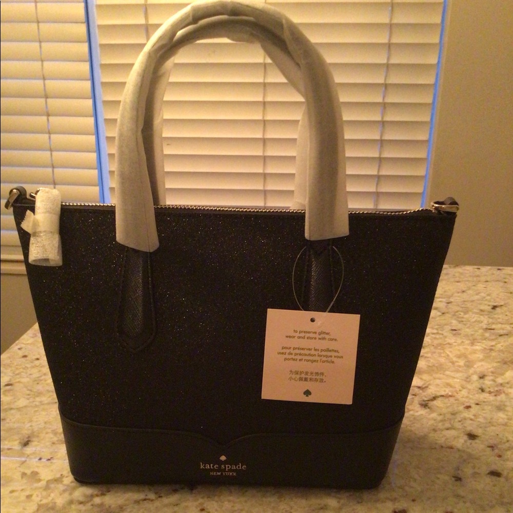 Mini Kate Spade glitter purse